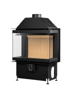 Inbouw Houtkachel Crystal 60 Open Side