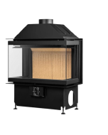 Inbouw Houtkachel Crystal 70 Open Side