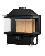 Inbouw Houtkachel Crystal 80 Open Side