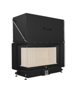 Inbouw Houtkachel Quattro 100 Max Links Glas