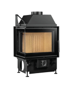 Inbouw Houtkachel Quattro 50 L Links Open Side