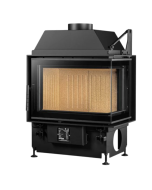 Inbouw Houtkachel Quattro 60 R Rechts Open Side