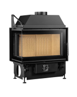 Inbouw Houtkachel Quattro 70 L Links Open Side