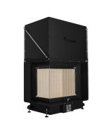 Inbouw Houtkachel Quattro 80 Max Links Glas