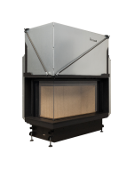 Inbouw Houtkachel Quattro 90 Links Glas Premium Edition