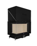 Inbouw Houtkachel Quattro 90 Max Links Glas