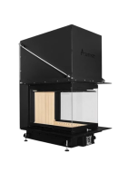 Inbouw Houtkachel Room Divider Crystal 3D 50 x 70