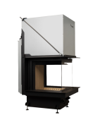 Inbouw Houtkachel Room Divider Crystal 3D 50x50 Premium Edition