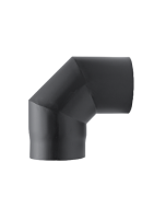 Kachelpijp 150 Staal 2 mm Bocht 90 Graden
