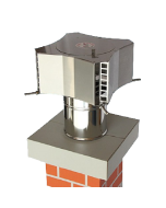 Schoorsteenkap Firemaster Small RVS 150